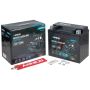 Автомобильный аккумулятор Arnezi Moto AGM E9YTX121 12А/ч-12V ст EN150 болт прямая 150x86x130